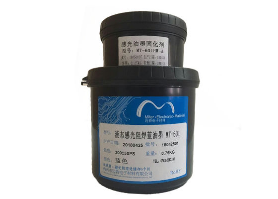 China Tinta de marcação líquida do PWB da imagem da foto, máscara azul da solda da cor para o multi material do PWB da camada fornecedor