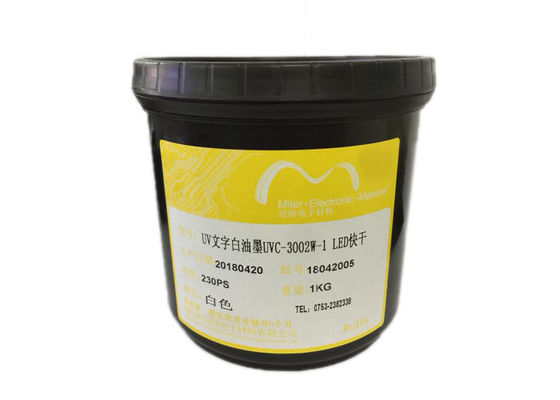 China Cor branca e preta da tinta de marcação curável UV do PWB para a indústria do PWB/diodo emissor de luz fornecedor